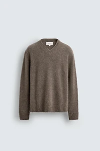 PULL EN MAILLE AVEC FIBRE DE YAK