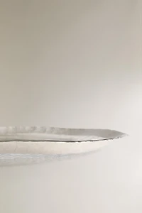 ASSIETTE DE PRÉSENTATION VERRE FILET DORÉ