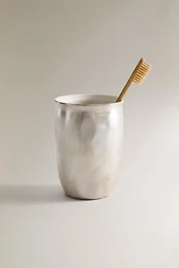 GOBELET BROSSE À DENTS EN CÉRAMIQUE BRILLANTE