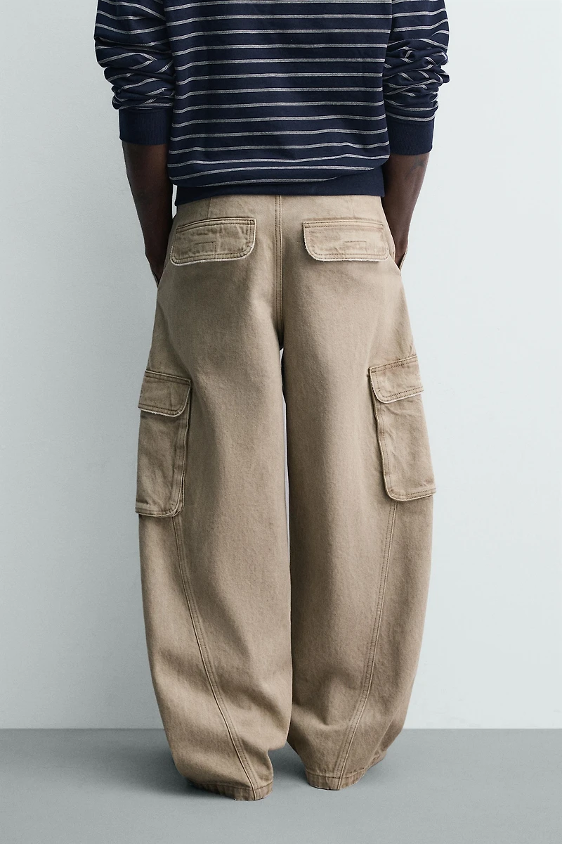 BALLOON FIT CARGO PANTS