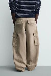 BALLOON FIT CARGO PANTS