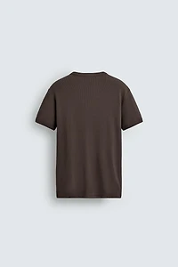 REGULAR FIT RIB T-SHIRT