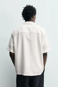 CHEMISE FLUIDE STRUCTURÉE