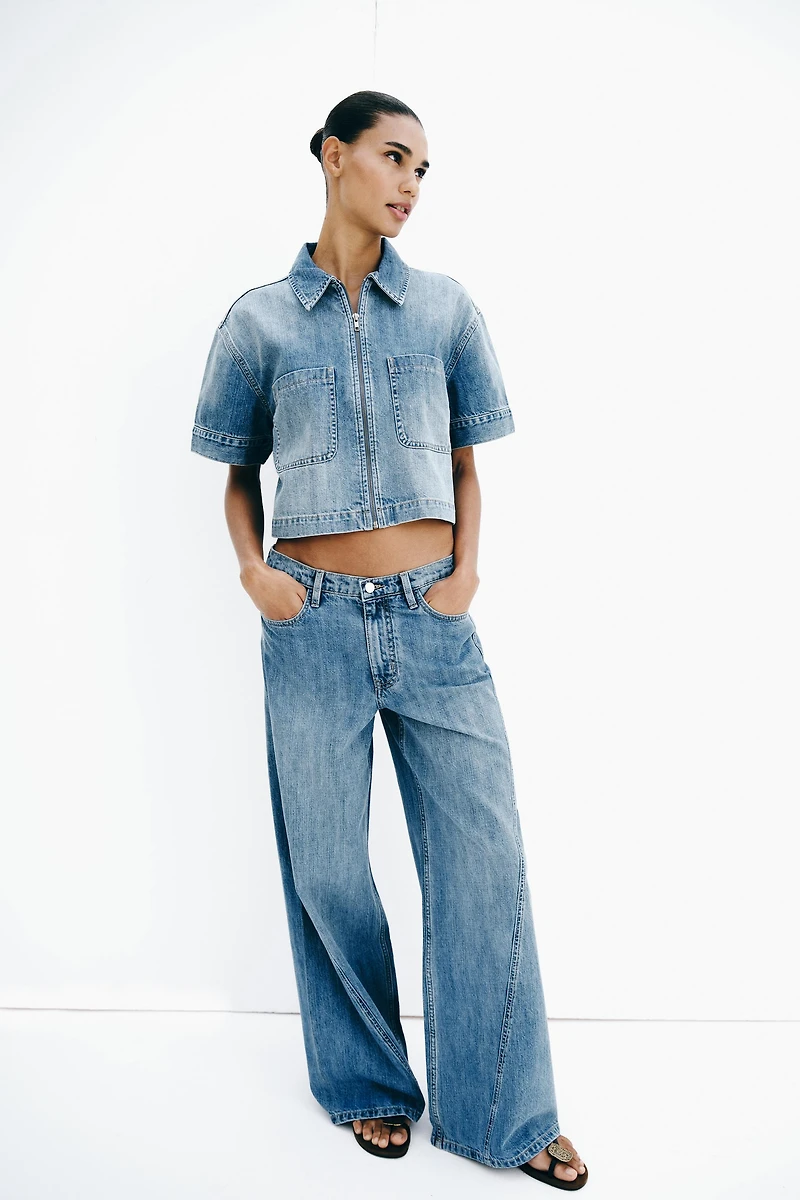 Z1975 HIGH WAIST WIDE LEG JEANS