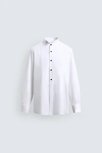 FRENCH CUFF TUXEDO SHIRT