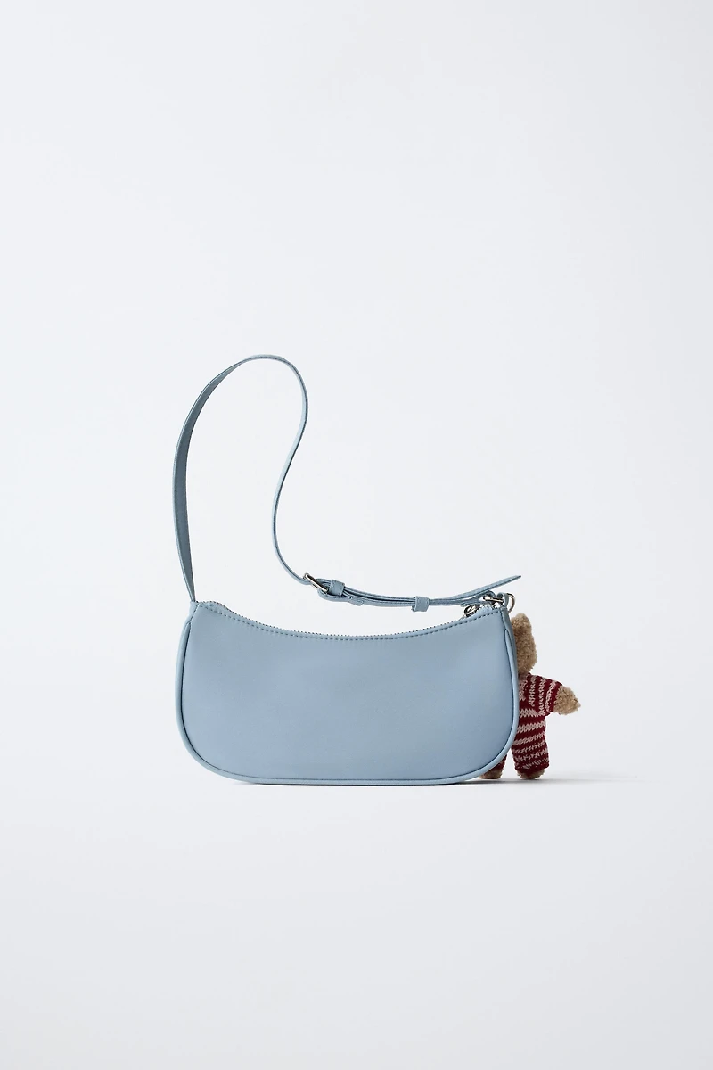 BEAR CHARM SHOULDER BAG