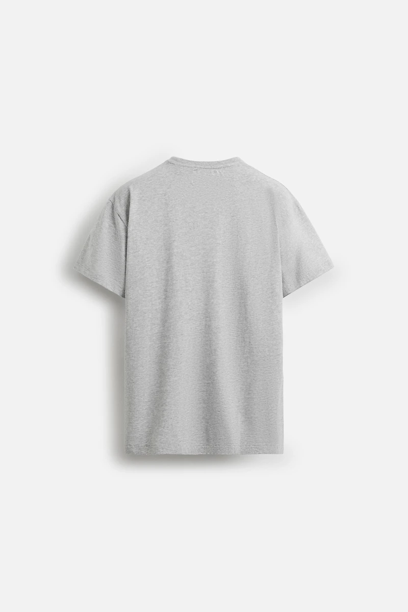 SLIM FIT TEXT T-SHIRT