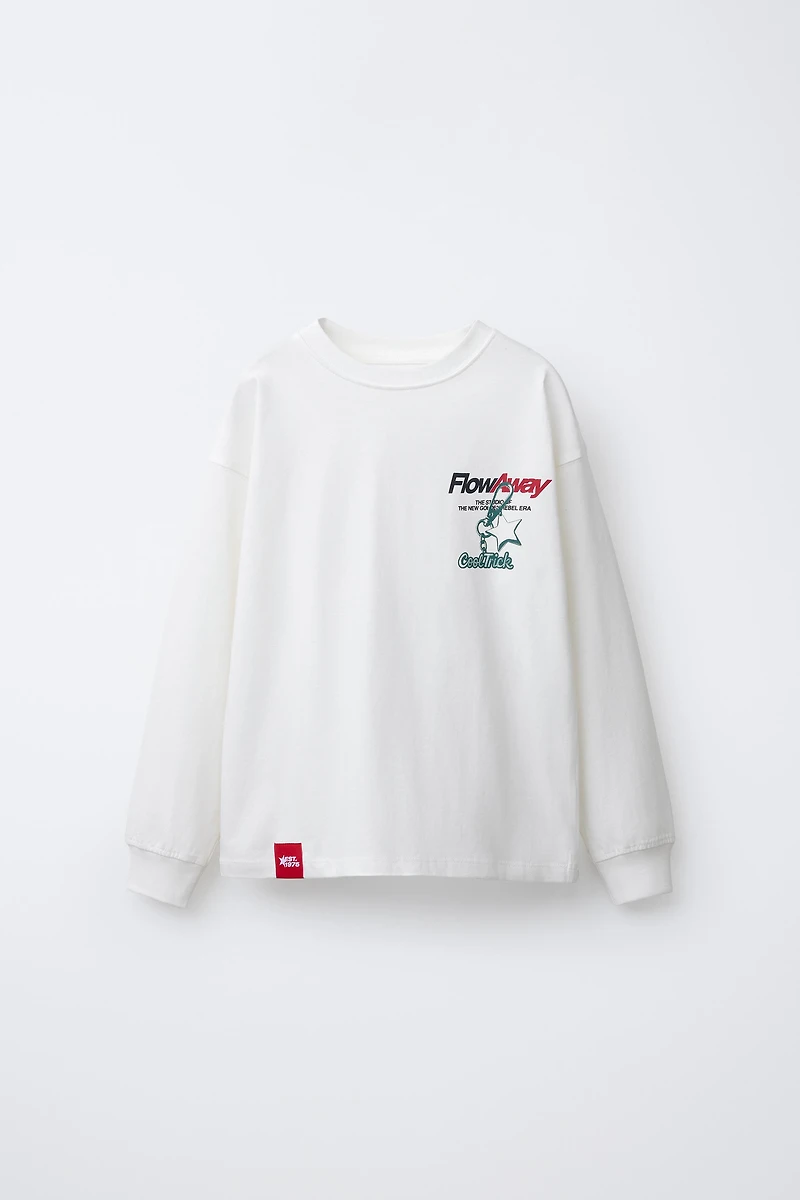 T-SHIRT À IMPRIMÉ PORTE-CLÉS