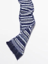 Écharpe jacquard fine alpaga