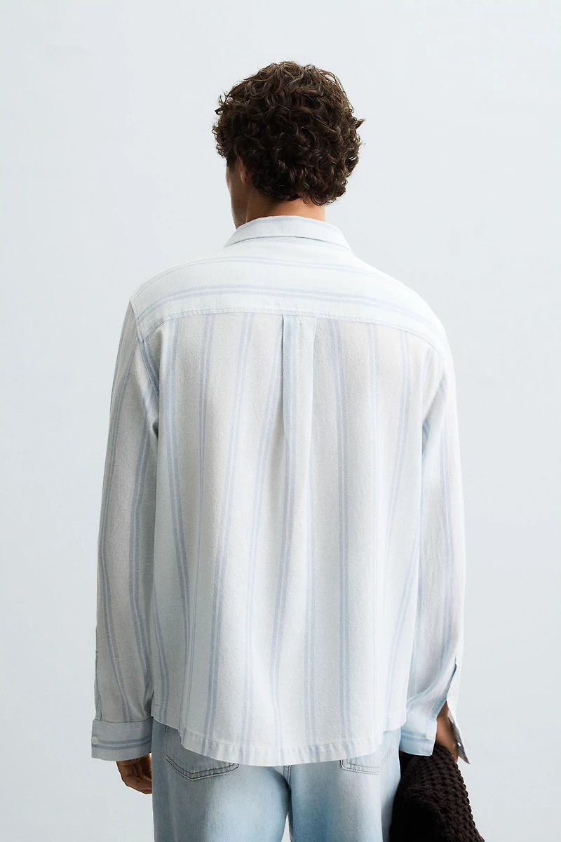 CHEMISE STRUCTURÉE À RAYURES