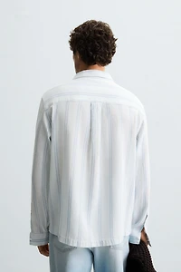 CHEMISE STRUCTURÉE À RAYURES