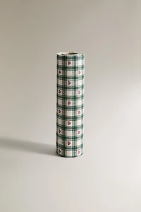 CHRISTMAS TARTAN COTTON NAPKIN ROLL (SET OF 20)