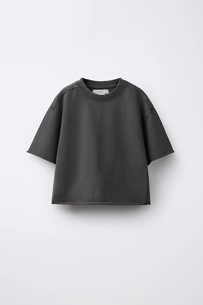 T-SHIRT JOGGING EFFET DÉLAVÉ