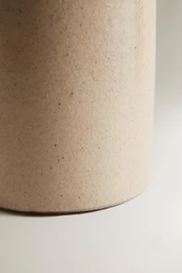 CYLINDRICAL CERAMIC VASE