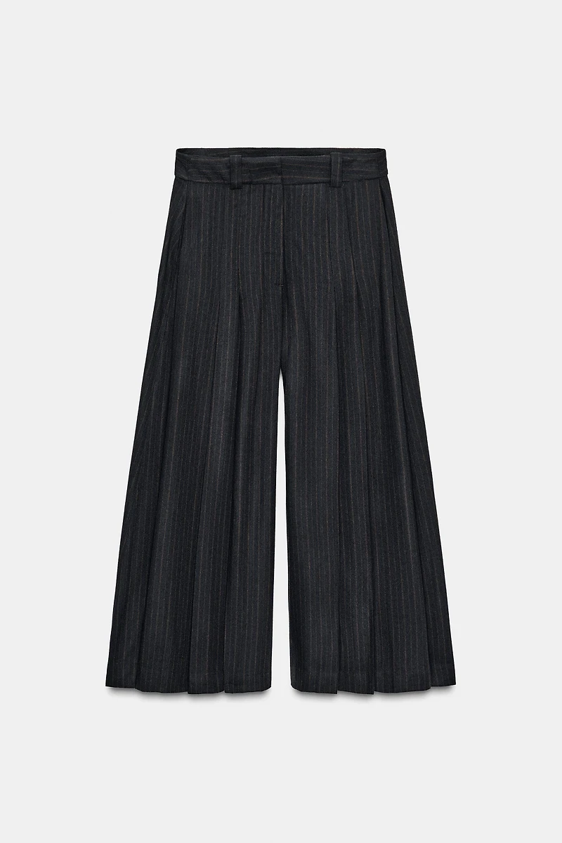 ZW COLLECTION STRIPED WIDE LEG PANTS
