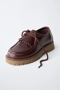 FRINGED WALLABEE SHOES