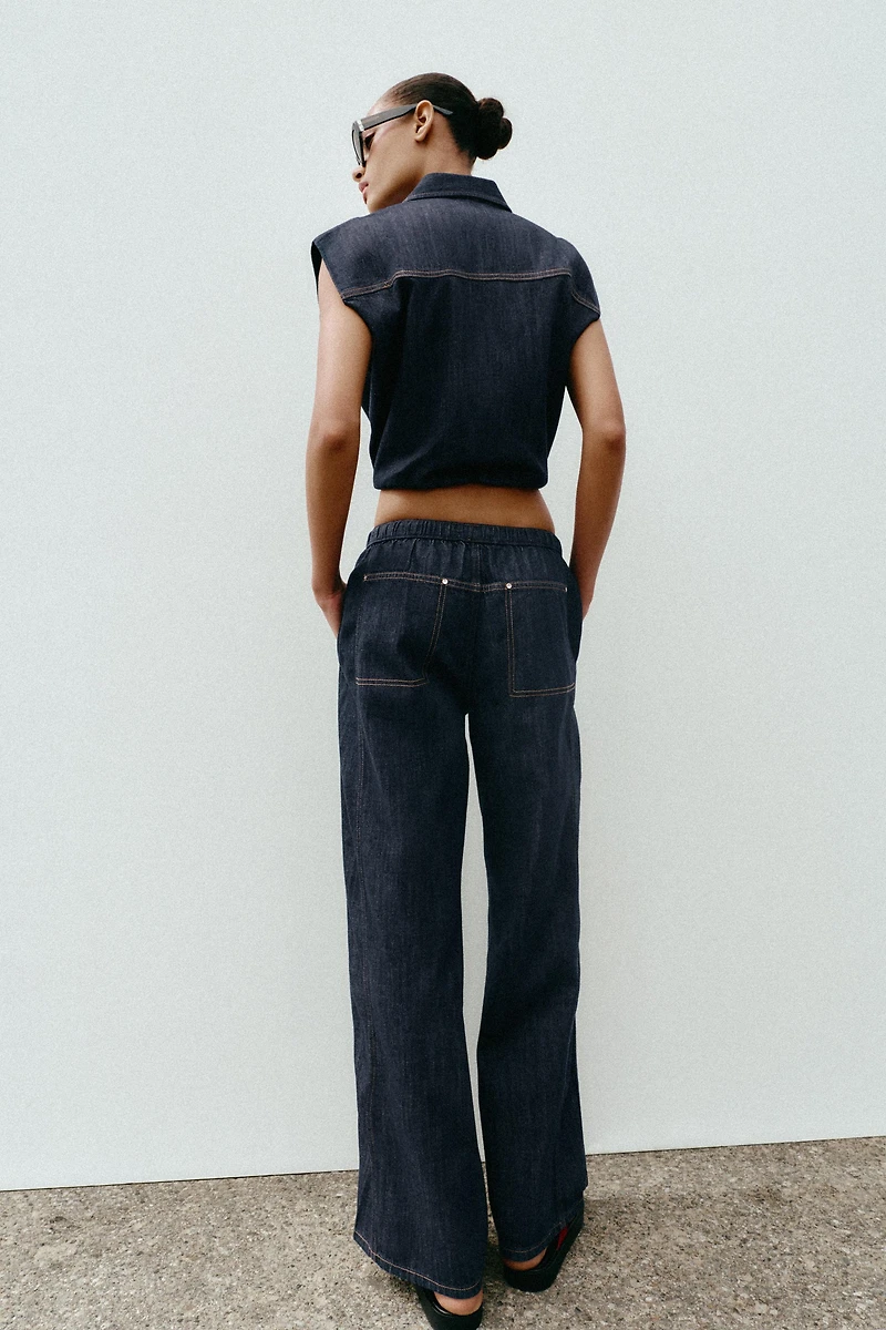 Z1975 MID-RISE WIDE LEG JOGGER JEANS