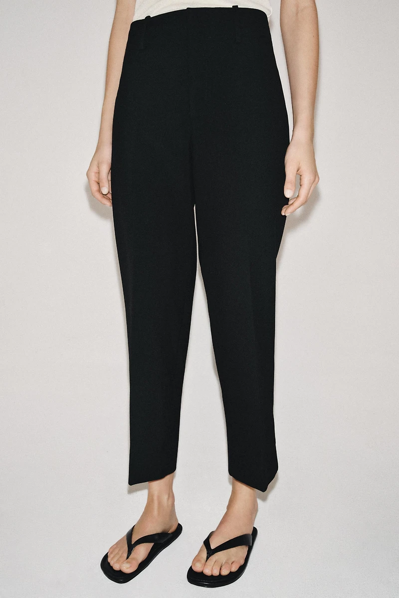 ZW COLLECTION PRESSED CREASE PANTS