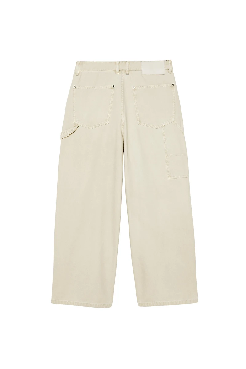 RELAXED FIT CARPENTER POCKET PANTS