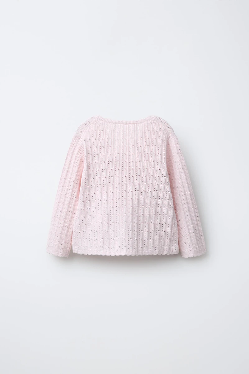 OPENWORK KNIT JUMPER