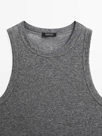 100% cotton halter top