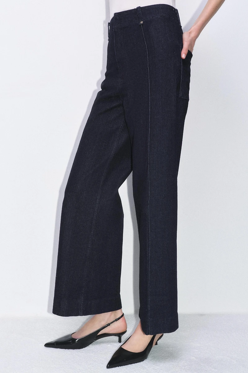 ZW COLLECTION HIGH WAIST WIDE LEG JEANS