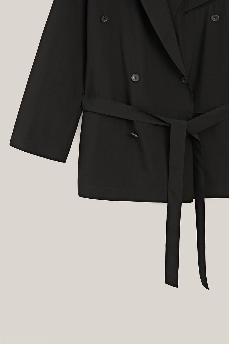 Flowing oversize blazer with belt detail - LIMITED EDITION