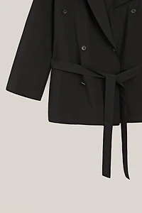 Flowing oversize blazer with belt detail - LIMITED EDITION