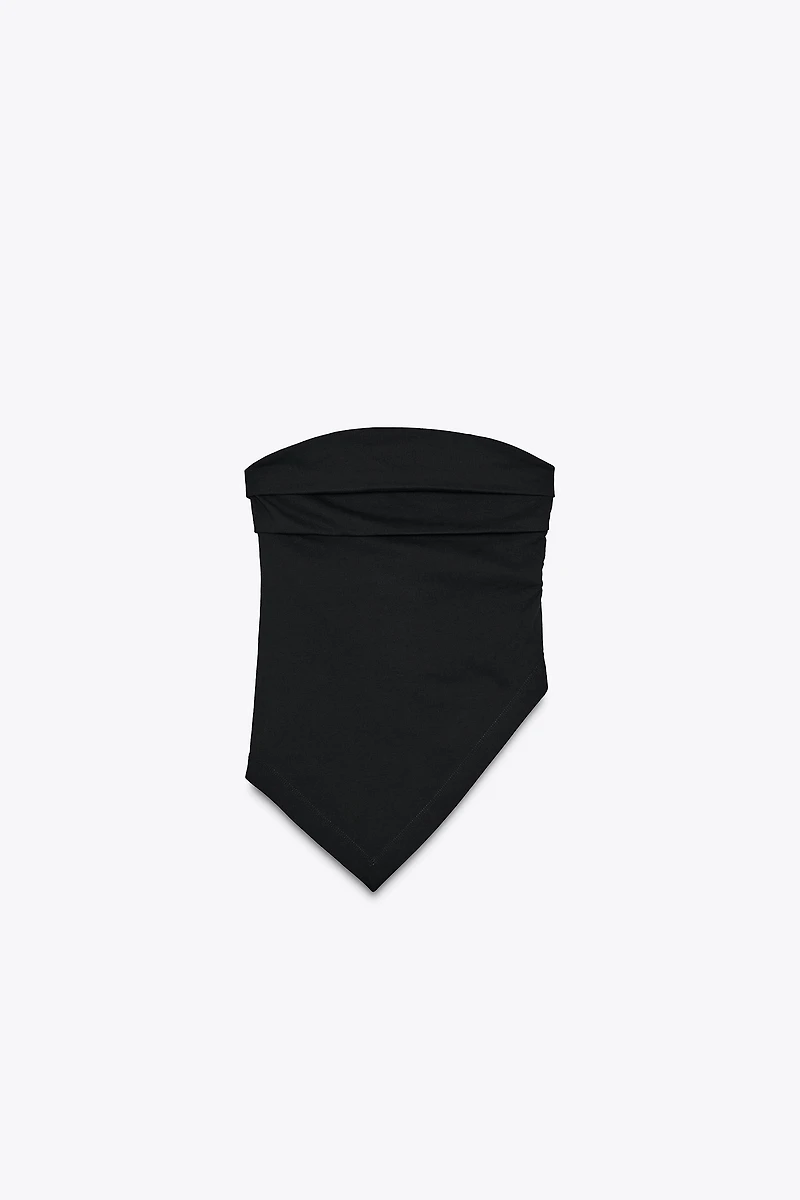 ASYMMETRIC STRAPLESS TOP