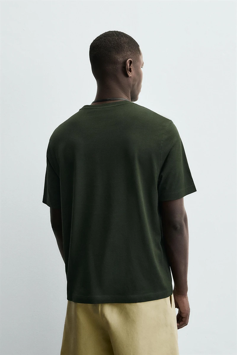 MERCERIZED FINISH T-SHIRT