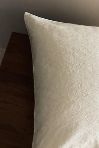 JACQUARD COTTON PILLOWCASE