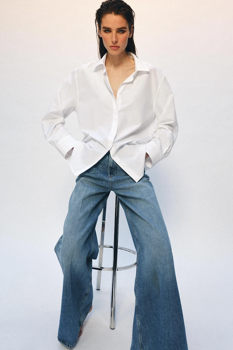 ZW COLLECTION POPLIN SHIRT