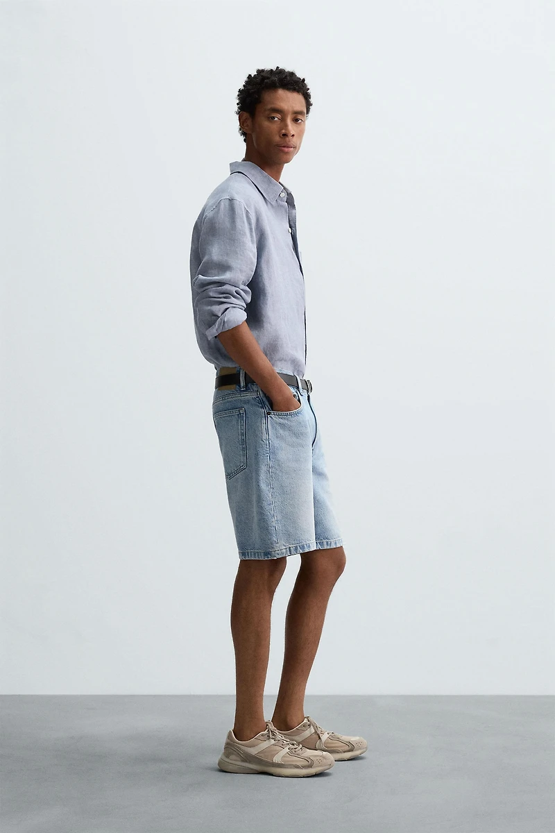 BERMUDA DENIM REGULAR FIT