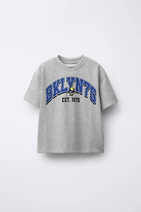 EMBROIDERED TEXT T-SHIRT