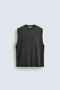 T-SHIRT TANK DÉLAVÉ