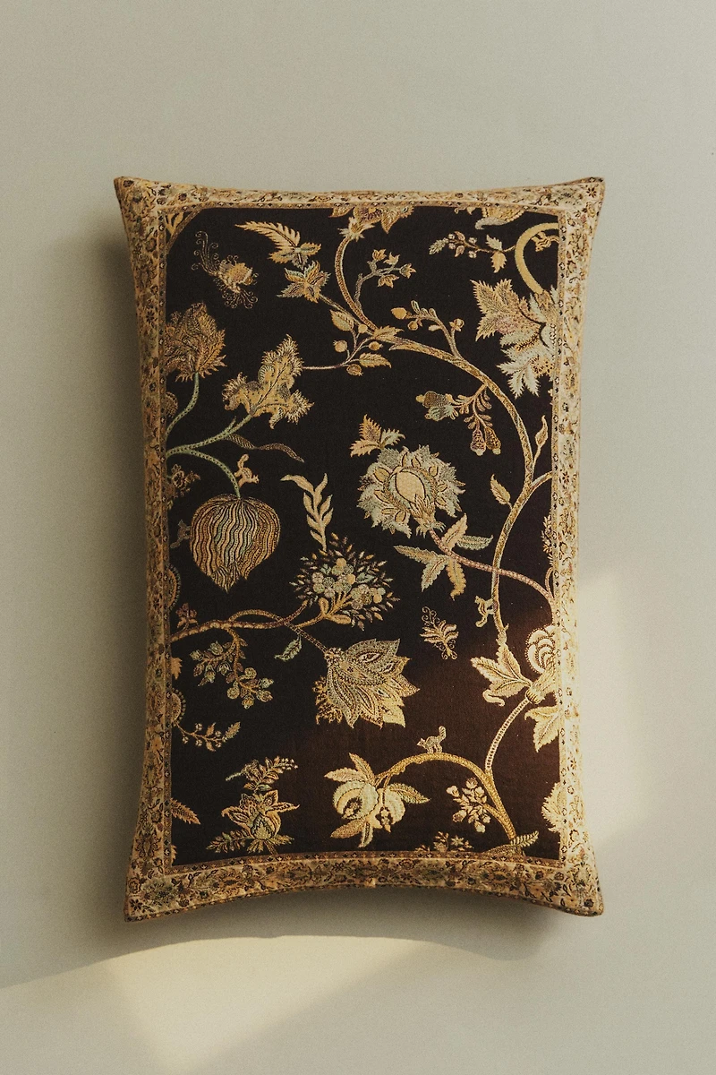 JACQUARD THROW PILLOW COVER