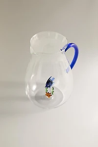 BOROSILICATE GLASS FISH PITCHER