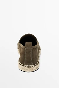 Leather espadrilles