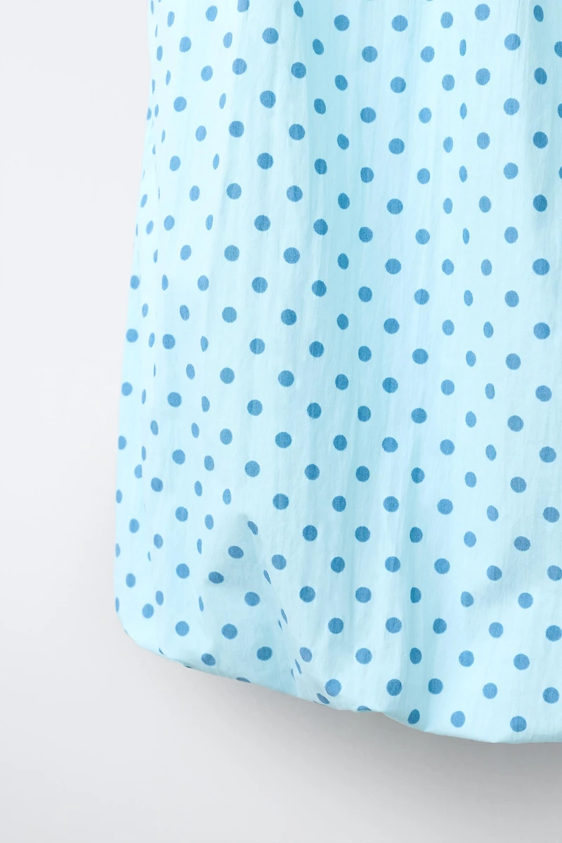 PUFFY POLKA DOT TOP