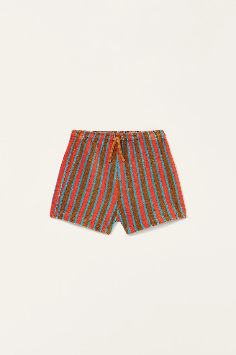 STRIPED TERRYCLOTH SHORTS LIMITED EDITION