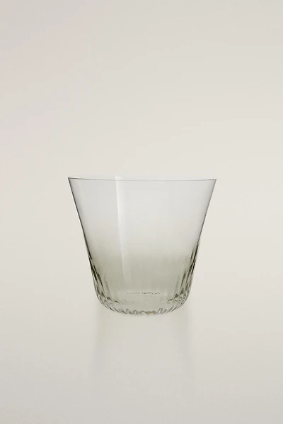 TRANSPARENT GLASS TUMBLER