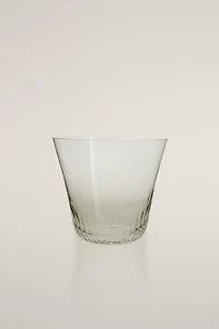 TRANSPARENT GLASS TUMBLER