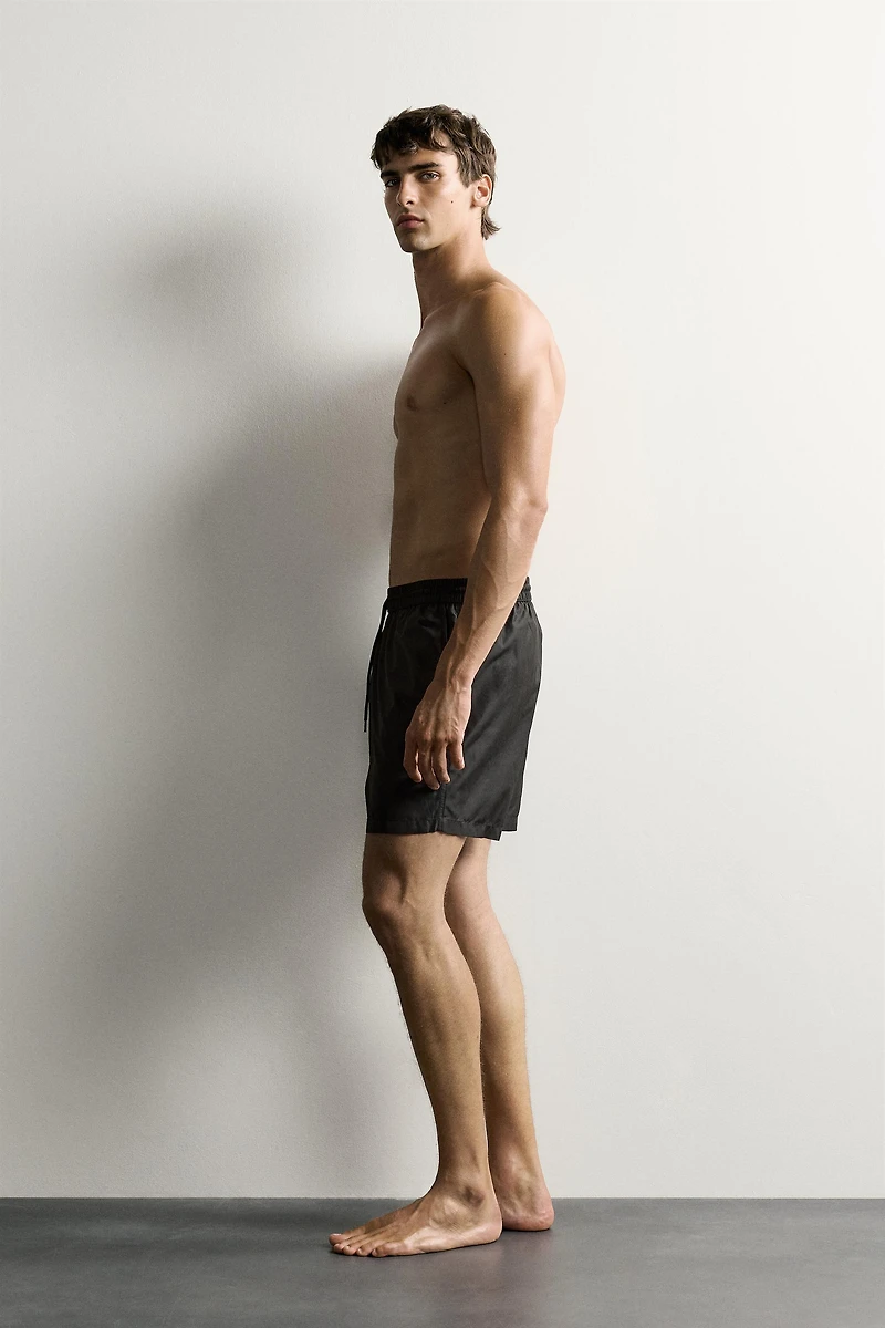 AARON LEVINE X ZARA MID-LENGTH SWIM SHORTS