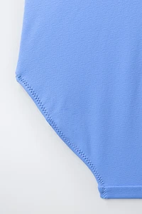 2-6 ANS/ MAILLOT DE BAIN TEXTURÉ FLEURS 3D
