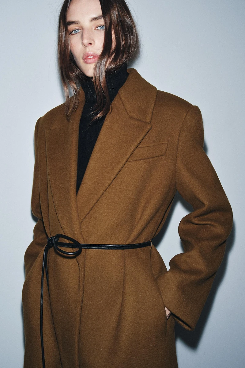 WOOL BLEND COAT ZW COLLECTION