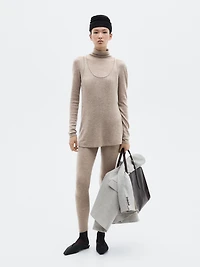 Long strappy knit top 100% cashmere - LIMITED