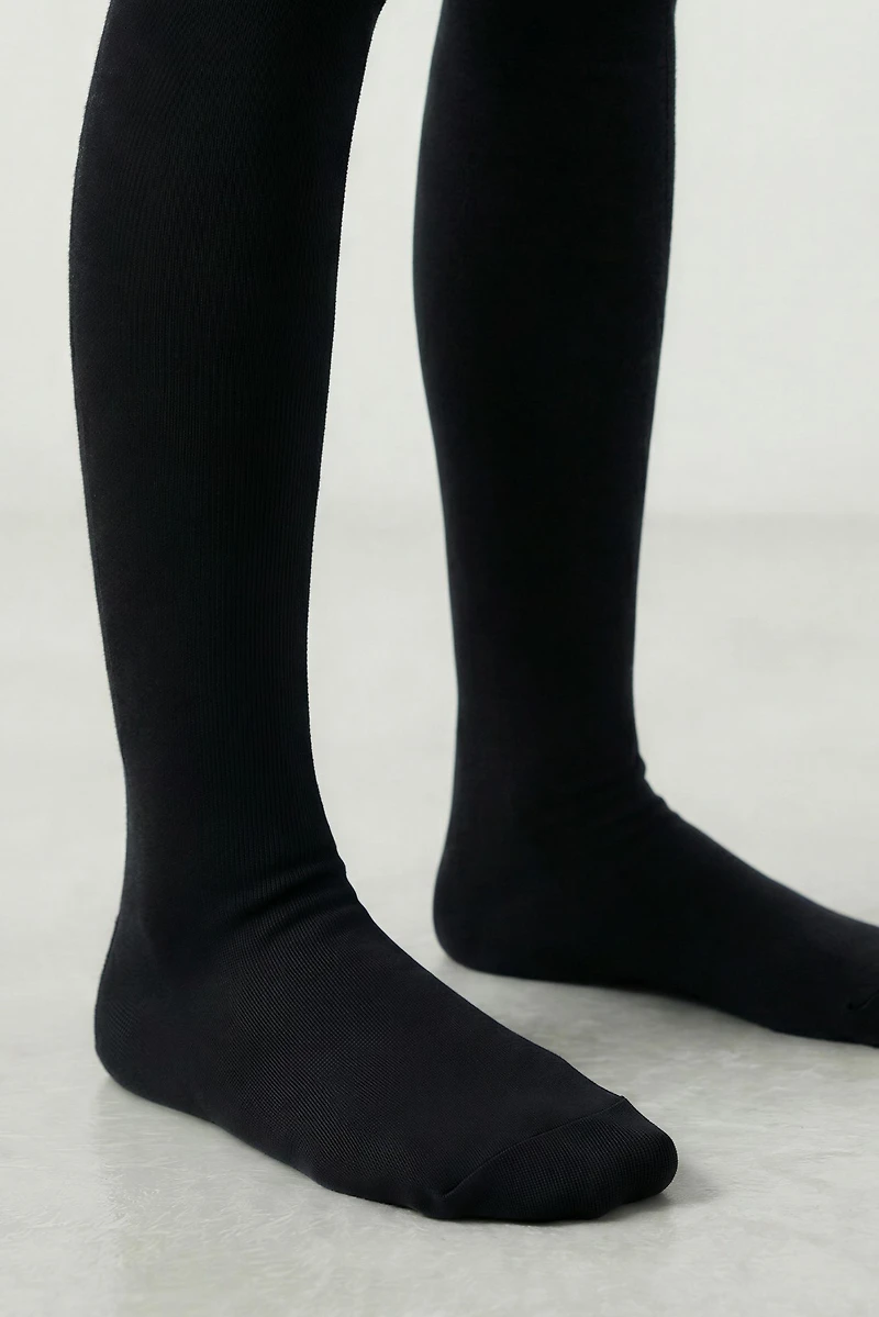 TWO-PACK OF PLAIN TIGHTS