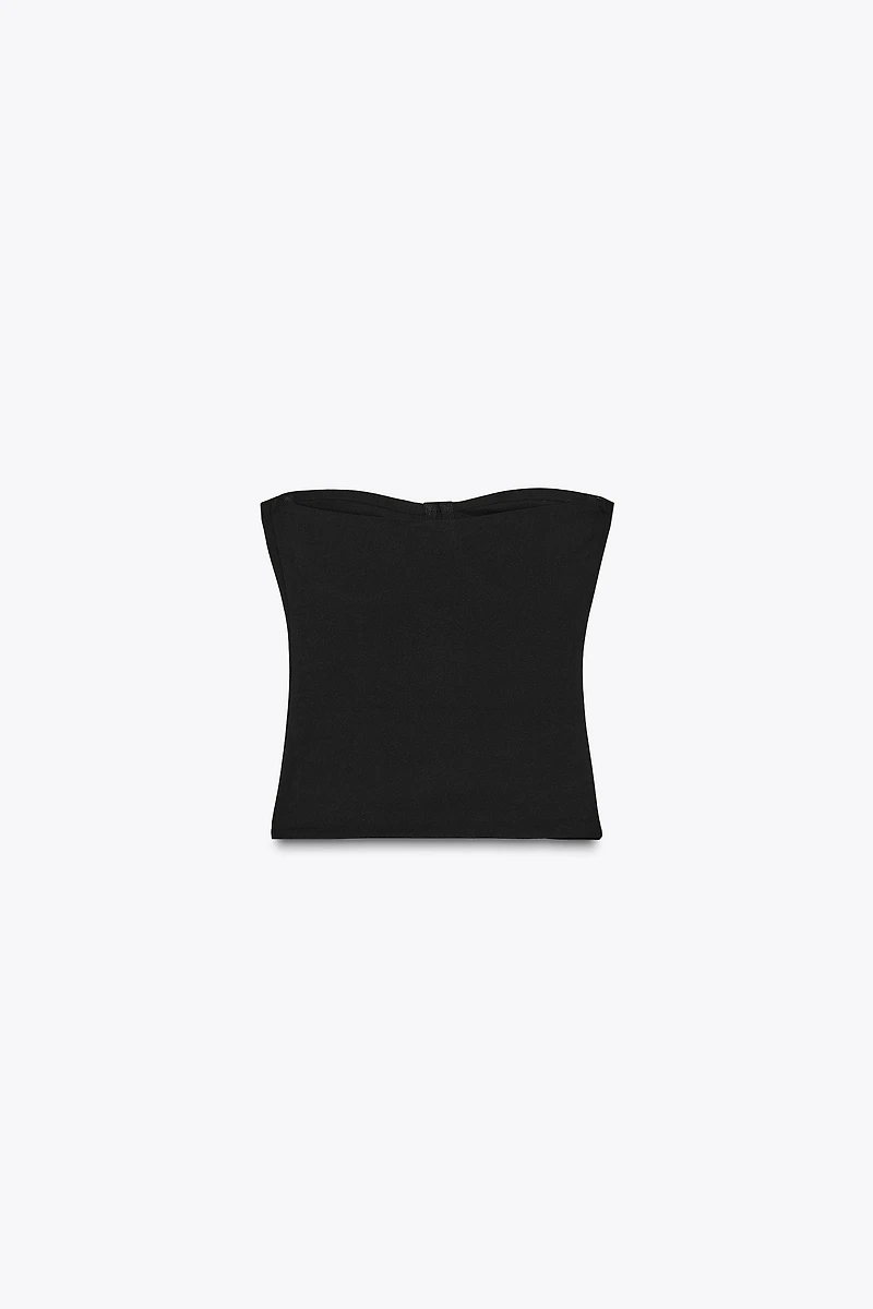 POLYAMIDE BANDEAU TOP