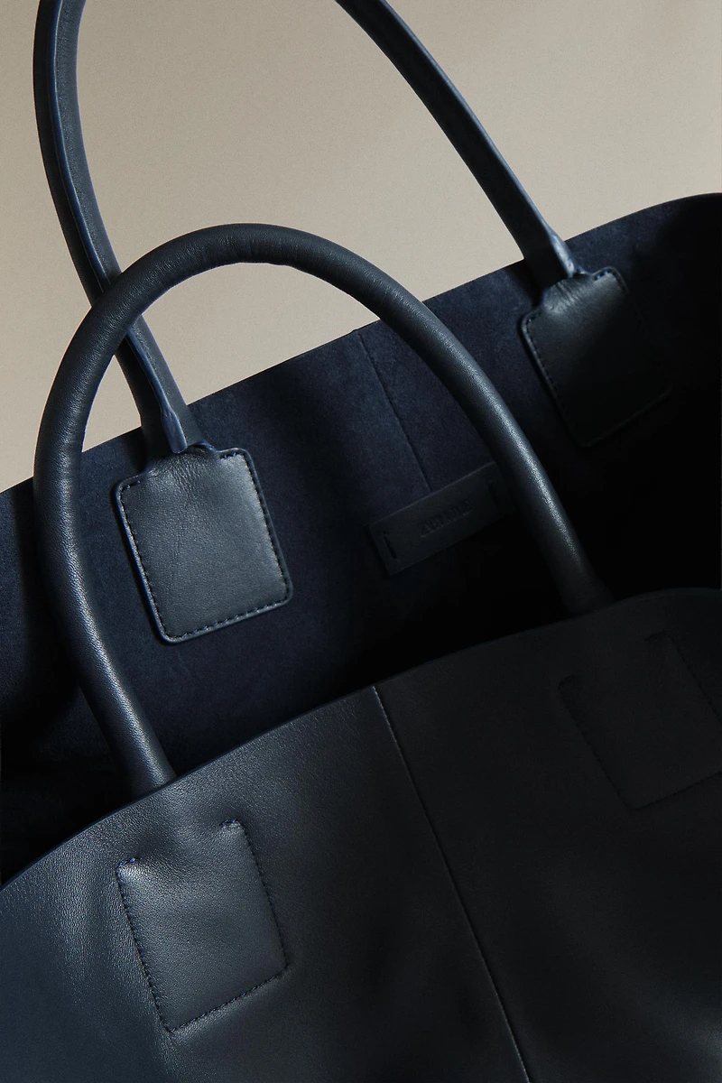 LEATHER TOTE BAG