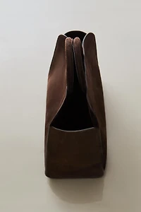 MINI SUEDE LEATHER TOTE BAG